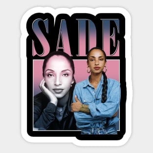 Vintage Sade Adu 80s 90s Style Sticker